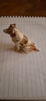 Orchid Designs Jack Russell Terrier Dog Pill Pot with de Monty Lid