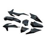 KTM SX SXF BLACK PLASTICS KIT SET 2019 2020 2021 2022 125 150 250 350 450