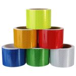High Intensity Reflective Tape (25mm,50mm & 100mm * 1m,2m,2.5m,3m,4m & 5m) HiViz