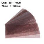 80-800 Grit Mesh Abrasive Sandpaper Strips Sanding Sheet Sander Plaster Polish