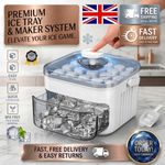 Portable Ice Maker Machine with One-Touch Press double Layer 50 Ice cube Maker