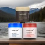 3 Medicube Zero Pore Pads 2.0 - Dual- Textured Facial Toner Pads for Exfoliation