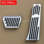 NO DRILL AT Brake Gas Foot Pedal Covers For BMW 3 5 6 7 X3 X5 X6 Z4 Accessories
