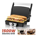 SUPERLEX Large Panini Grill Press & Toastie Maker Sandwich Machine Non Stick UK