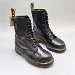 Dr. Martens 1490 Bex Smooth Leather Mid Calf Boots Women's / Men's Lace Up Boot