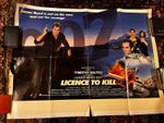 James Bond Licence to Kill 007 Timothy Dalton Original Movie Poster UK Quad -