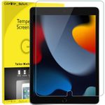 For iPad 10.2" 9th 8th 7th Generation 2021/20/19 Tempered Glass Screen Protector