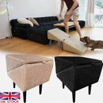 Dog Step with Footrest Stool Foldable Dog Vehicle Stair for Senior Animal UK HOT