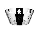 Alessi - AKK04 - Girotondo, Round basket, stainless steel mirror polished.