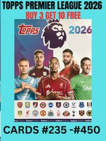 TOPPS PREMIER LEAGUE CARDS 2026 - 25/26 #235 -#450 Beast mode/Headliners/Retro