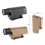 Tactical Flashlight Pouch Torch Holder Quick Release Belt Clip Camping Holster