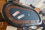 Riverboat Pro P10 Tournament Poker Table Suited Speed Cloth + Cup Holders 213cm