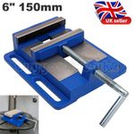 150MM (6") JAW DRILL PRESS BENCH PILLAR VICE WORK WOOD CLAMP CAST IRON VISE