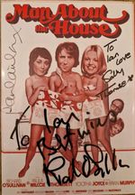 Man About the House signed by all 3 - O'Sullivan Wilcox & Thomsett 5x7 AFTAL COA