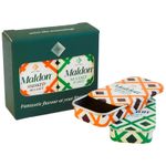 Maldon Salt Pinch Tin Set ? 4 Pocket-Sized Empty Tins (Original & Smoked)
