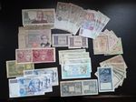 ITALIAN BANKNOTES X 40.  NICE MIXED GROUP.  PERFECT STARTER SET