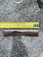 B&Co Sterling Silver Mounted Tortoiseshell Effect Scroll Pattern Hair Comb