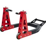 Black Pro Range Front Aluminium Heavy Duty Motorcycle Bike Paddock Stand