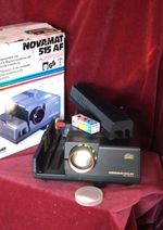 BRAUN NOVAMAT 515 A/F 35mm AUTO. SLIDE PROJECTOR - 3 MAG. SYSTEM + SP BULB & MAG