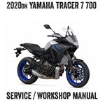 2020on Yamaha Tracer 7 700 MTT690 Repair Workshop Service Manual PDF File