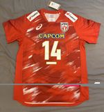 2026 ASICS Japan Volleyball Jersey #14 Ishikawa CAPCOM Size L