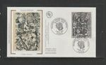 France 1991 SG3010 Silk FDC (Paris) Art Series-"Volta Faccia"-Francis Rouan