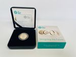 Silver Proof 2017 UK £1 Coin - Designing the Future - Royal Mint Box - COA