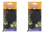 2x Strong Retractable Pulley Plant Hanging Basket Pull Down Hanger Garden Basket