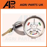 Water Temperature Gauge White Face for Fordson Major Power Super Tractor