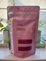 Medahuman Glow Mushroom Superblend Powder 150g BBE 12/2026 (Vegan)