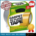 CARPET TO FLOOR TAPE STRONG & RELIABLE DOUBLE SIDED ADHESIVE FOR RUGS 48MMX8M 