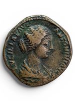 Roman Empire Lucilla AE Sestertius AD 163-164 IVNONI LVCINAE RIC 1747 VF