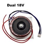 220V to Dual 15V 18V Toroidal Power Transformer for Audio Applications