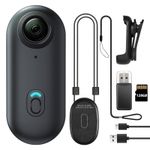 128GB FHD 1080P Mini Body Camera, Wearable Action Cam, 128GB, coal black