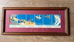 LNER East Coast Joys Tom Purvis Framed Set 6 Railway Postcards Art Deco