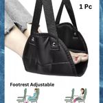1pc Airplane Footrest Adjustable Foot Rest Feet Hammock for Plane Train Office