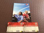 Chelsea Vs Manchester United 2007 Community Shield Ticket + Programme
