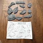 Sheena Douglass Unmounted Rubber Stamp Set Sweet Pea