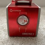 COROS PACE 3 GPS Sport Watch Red/Grey HR SpO2 w/ Cable Docs