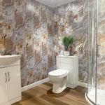 10 Mixed Stone Matt 8mm PVC Bathroom Panels Shower Wet Wall Kitchen Cladding
