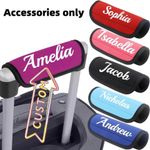 Personalised Luggage Handle Covers Straps Suitcase Grip Protector Travel Tag
