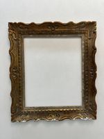 Antique Ornate Wood Picture Frame 28 x 31.5 Inch Decorative Baroque Style #19