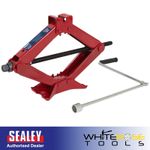 Sealey Scissor Jack Heavy-Duty 1.5tonne Garage Lifting Mechanic
