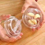 Manual Garlic Crusher Twist Press Grinder – Portable Garlic & Ginger Mincer Kitc