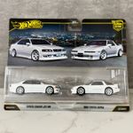 Hot Wheels Toyota Chaser JZX 100 & Toyota Supra - Premium 2 Pack