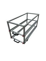 Camper Eurobox Kit Double Rear Pull Out 2 Tier 120cm 6x 40x30cm Motorhome