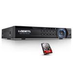 8CH 1080P Lite DVR 5IN1 H.264+ Digital Video Recorder Remote Access with 1TB HDD