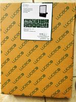 Luceco Mega Flood 150W 15000lm IP65 Motion Sensor Matt Black Floodlight