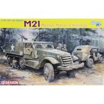 Dragon 1:35 M21 Mortar Motor Carriage Kit Half-Track with Driver Military Model