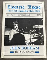 Electric Magic The Led Zeppelin Chronicle John Bonham Sept 1990 Vol. 1. No. II